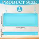 SmoothNovelty 48x18 Inch Patio Bench Cushion Covers Outdoor Waterproof UV Protection Loveseat Swing Replacement Cover with Tie Zipper Adjustable Strap Garden Seat Sofa Furniture Cushion Cover