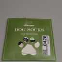 EXPAWLORER Anti Slip Dog Socks to Prevent Licking Paws, Dog Shoes for Hot Pavement, Dog Booties for Small Medium Large Senior Dogs, Traction Control Boots & Paw Protectors for Hardwood Floors (Medium (4 Count), Black Grey Plaid)