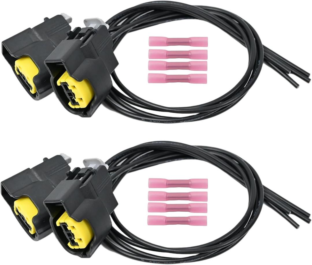 4Pcs Ignition Coil Connector Pigtail Plug Harness fit for Hyundai Accent Elantra Sonata Tucson Veloster Kia Forte Koup Optima Rio Soul 1.6L 1.8L 2.0L 2011-2020 Replace PT2910 S2928