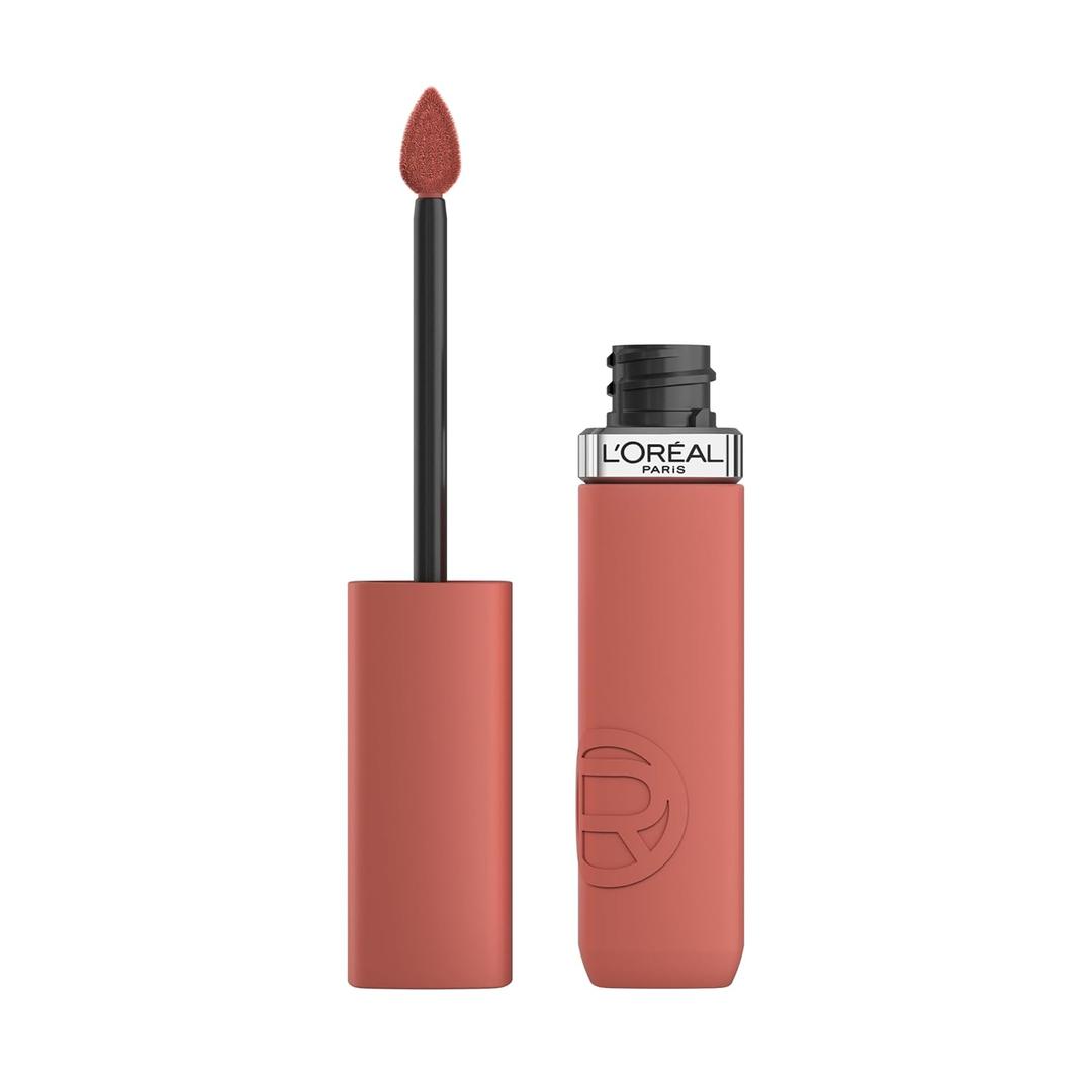L'Oreal Paris Infallible Matte Resistance Liquid Lipstick, up to 16 Hour Wear, Rose Heat 630, 0.16 Fl Oz