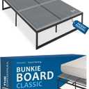 Meliusly Premium 10mm Bunkie Board Full Size (54x75'') Patent Pending Low Profile Bed Board Design - Breathable, Noise Minimizing, Moisture Resistant Bunkieboards, Low Profile Bed Support