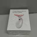 ELISHINE 7 Color Face and Neck Massager Light Therapy, Red Light Based Facial Massager for Skin Care, Smoothing, Firming (White)