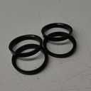 Hub Centering Rings, 4 Pcs/Lots, Black Plastic Material Car Wheel 73.1-57.1mm, 73.1-56.1mm Hub Rings, Car Accessories Hub Rings, (73.1 64.1 Mm)