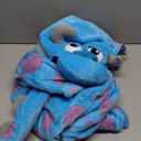 COSUSKET Snug Fit Unisex Adult Onesie Pajamas, Flannel Cosplay Animal One Piece Halloween Costume Sleepwear Homewear (Blue Dot) XL