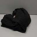 ShopWonder Women Plus Size Knit Sweater Dress Round Neck Long Sleeves Comfy Pullover Winter Midi Dress with Belt (X-Large, Black)