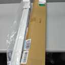 1" Cordless Mini Blinds, White Vinyl Light Filtering Blinds, 28" W x 36" H, Ideal for Indoor Windows, Office, Kitchen, Bathroom & Living Room