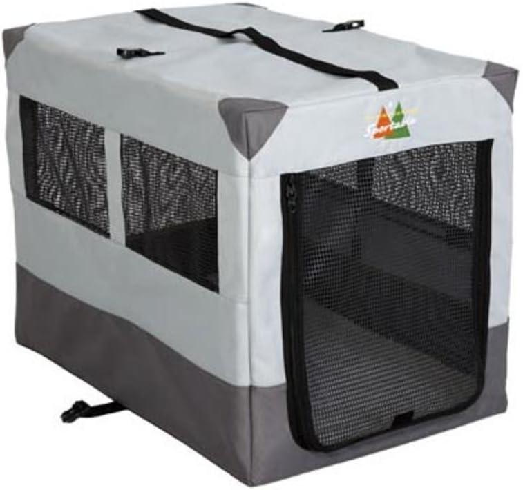 MidWest Homes for Pets Canine Camper Sportable, 30-inch Portable Tent Crate for Dogs, Soft-Sided, Folding Frame, Mesh Windows, Zip Door, Water-Resistant, Includes Pad