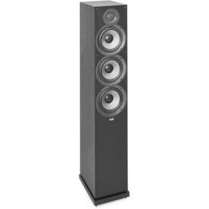 ELAC Debut 2.0 F6.2 Floorstanding Speaker, Black (Each) - 1 Cloth Dome Tweeter & Triple 6.5 Aramid Fiber Woofers - 3-Way Bass Reflex - Up to 35,000 Hz Response