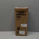 Holaloha Toilet Brush, 3 Pack Toilet Brush and Holder Set Bathroom Accessories, Toilet Bowl Brush and Holder with 3 Crevice Brush for Bathroom, Toilet Scrubber Brush (White)