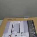 LOAAO 24X30 Inch Black Metal Framed Bathroom Mirror for Wall, Matte Black Bathroom Vanity Mirror Farmhouse, Large Rounded Rectangle Mirror, Anti-Rust, Hangs Horizontally or Vertically