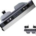 65W USB Charger Hub for Tesla Model Y Juniper 2025,2026 Accessories- 4-Port Fast Charging Hub with Sliding Cover, Retractable Phone Charger Hub, Docking Station for Tesla Model 3 Highland 2024-2026