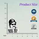 2 x (5 PCS) Raise Hell Praise Dale Stickers 3 inch, Dale Racer Racing Car Sticker Memorial, Waterproof Vinyl Decal for Laptop, Water Bottles, Phone, Car, Helmet Gifts for Adults Her Him