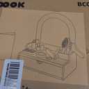 OOOK Kids Vanity Table, Makeup Vanities with Touch Screen 3 Colors, Pink Girls Vanitys, Enough for Real and Pretend Makeup, Toddler Vanity BCOK098