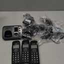 Panasonic DECT 6.0 Expandable System, Cordless Phones With Answering Machine and Call Blocking  3 Cordless Phones 3 Handsets  KXTGE633M (Metallic Black)