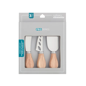 Culinary Elements Pro Series 3 Piece Cheese Knife Set