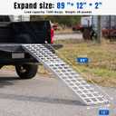 Motorcycle Ramp for Pickup Trucks, 1,500 Lb Per Ramp, 1-Pack
