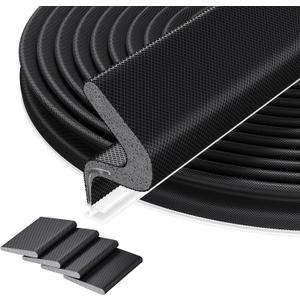40FT Kerf Door Weather Stripping Door Seal Strip for Door Frame Soundproofing Exterior Door Insulation Strip (with 4 Door Corner Seals)