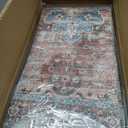 OJIA Vintage Stair Treads Non-Slip Stair Runners for Wooden Steps Indoor 15PCS 30"x8" Carpet Stair Treads Stair Mats Staircase Step Treads for Kids, Elders and Dogs, Stair Covers, Red