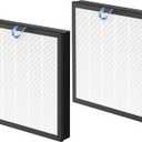 2 Pack Vital 100S-P Replacement Filter Compatible with LEVOIT Vital 100S and 100S-P Air Purifier, Vital 100S Filter for Home, Vital 100S-RF, LRF-V102-WUS, White