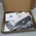 Bathroom Faucet Matte Black Modern Waterfall Bathroom Sink Faucet with Single Handle Suitable for 1 or 3 Holes,Supply Deck Plate and Hose