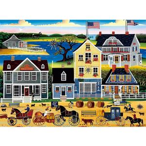 500 Pieces Puzzle for Adults, Fall Puzzle, Autumn Jigsaw Puzzle for Adults, Challenging Game Home Decor Birthday Party Gift Toy for Adults Kids Seniors 20.515 in
