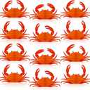 12Pcs Crab Party Decorations Crab Lobster Honeycomb Centerpiece Lobster Decor for Table Summer Sea Animal Beach Baby Shower Birthday Party Supplies