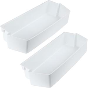 2187172 Refrigerator Door Shelf Bin Compatible with Frigidaire Whirlpool Amana Estate Refrigerator Replacement Shelves AP6006028, 2187194, AP3853103, PS328468, PS986890, 3046299 (2 Pack)