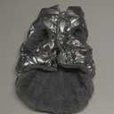 AOFITEE Dog Winter Coat, Waterproof Dog Jacket, Warm Small Dogs Coat, Fleece Dogs Puffer Jacket, Windproof Pet Snowsuit, Cozy Female Male Pet Snow Jackets Fleece Vest with Snap Closure, Silver, M