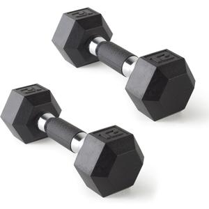 CAP Barbell Coated Dumbbell Weight | Multiple Options Pairs & Sets (12 lb - Pair)