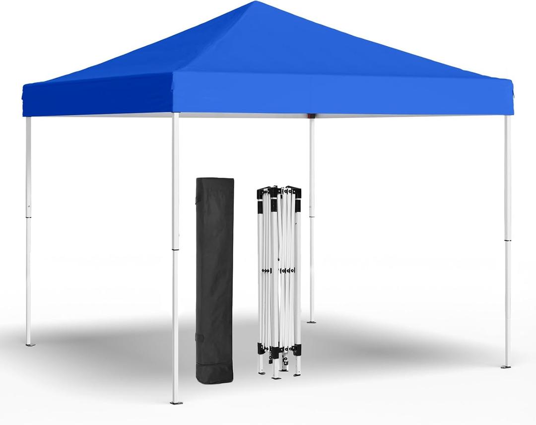 Pop Up Canopy Tent, 8x8 Outdoor Shade, Easy Set Up Tent, Portable Instant Beach Canopy Tents, Sun Shelter for Events, Parties, Camping