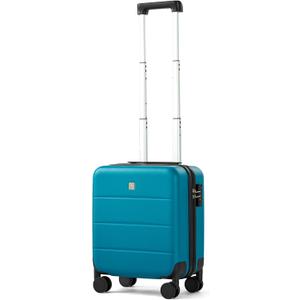 Hanke 16 Inch Underseat Carry On Luggage with Wheels Hard Shell Mini Small Suitcases Carry On Bag for Airline Approved TSA Luggage Lightweight Travel Suitcase(Caribbean Blue)