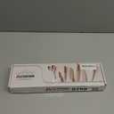 Astercook Knife Set, 13 Pieces Kitchen Knives Set with Healthy Anti-Rust Coating, Dishwasher Safe, Stainless Steel Chef Knife Sets with 6 Blade Guards, Perfect Holiday Gifts for Kitchen (Large, Cream)