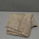 MIULEE Pack of 2 Corduroy Decorative Throw Pillow Covers 18x18 Inch Soft Boho Striped Pillow Covers Modern Farmhouse Home Decor for Sofa Living Room Couch Bed Light Brown