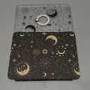 Shorogyt for iPad Air 11 Inch Case M3 2025&M2 2024/Air 5th Generation 2022/Air 4th Gen 2020/Pro 11 Inch Case Magnetic Stand for Women - Cute 360 Degree Rotating Covers Girls Pencil Holder, Sun Moon