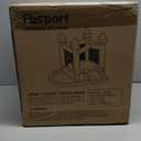 FBSPORT White Bounce House, Inflatable Bouncer with Air Blower,Indoor & Outdoor Bouncy Castle with Big Ball Pit for Wedding Party Kids Birthday Party, Easy to Install