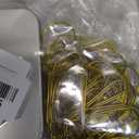 50 PCS Large Gold Paper Clips with Tin Box, 2 Inch Paper Clips Jumbo Gold Paper-Clip Non Skid Smooth Finish Steel Wire Office Supply Invitation Accessories