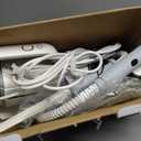 Steam Mop for Floor Cleaning, Steam Cleaner for Home with Handheld 6-in-1 Multi-function Attachments for Hardwood Floors, Clothes, Windows, Tiles Grout, Furniture Cleaning (White-Gray)