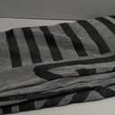 VClife Couch Cover 1 Piece Boho Tribal Black and Dark Gray Geometric Jacquard Sofa Cover for 2 Cushion Couch Sofa, Soft Washable Chenille Living Room Loveseat Cover Slipcover for Sofa Bed 71"X118"