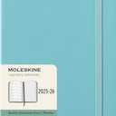 Moleskine Classic 18 Month 2025-2026 Weekly Planner, Hard Cover, Large (5" x 8.25"), Aquamarine, 208 pages