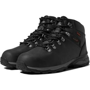 Nevados XP Cuzco Hiking Boots for Men | Waterproof, Multi-Directional Lugs, Classic Buffalo Leather Upper | Rubber Traction Outsole Memory Foam Insole (8, Black)