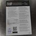 Storkcraft Steveston 5-in-1 Convertible Crib & Changer (White)  GREENGUARD Gold Certified, Fits Standard Crib Mattress, Converts to Toddler Bed and Full Bed, 4 Adjustable Mattress Heights