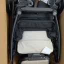 UPPAbaby Cruz V3 Stroller - from Birth + Car Seat Compatible - Full-Size, Reversible Seat - Infant Insert, Bug and Rain Shields Included - Ada - (Sandstone Mlange/Carbon Frame/Chestnut Leather)