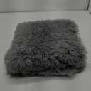 Ophanie Small Throw Rugs for Bedroom, 2x3 Non Slip Mini Area Rug, Affordable Fluffy Grey Carpet, Door Entryway Indoor Inside Front Entrance Dog Mat, Home Decor Aesthetic, Nursery