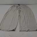 Women Casual Pants Loose High Waist Cropped Palazzo Beach Pants Summer Outfits 2025 Trendy (M, Apricot)
