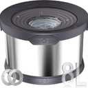 UPSKY Dog Water Bowl No Spill 8L Stainless Steel, 2.1 Gallon Large Capacity Spill-Proof Dog Bowls, Non-Slip Slow Drinking Anti-Splash Bowl for Large Messy Drinkers, No Mess Indoor/Outdoor Use, Gray (Grey)