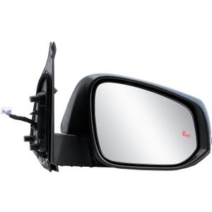 Passenger Right Side Door Mirror Power and Heated Glass with BLIS Turn Signal Light and Primer Back Manual Folding for Toyota Tacoma 2017-2023
