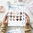 Toile Baby Shower Game, Beer or Baby Game Cards, Fun Baby's Shower Party Games Supplies Activities, Gender Reveal Games for Guests, Fun and Easy to Play, Set of 25 Cards and 1 Answer Card-C01