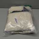 3 Pcs Extra Large Canvas Tote Bags with Zipper 28 Inch Big Canvas Grocery Bags Heavy Duty Wedding Beach Tote Bag with Outer Pocket Washable Shopping Bag for Travel DIY Craft (Black)