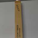 Coat Hooks Wall Mounted, Wooden Hat Rack with 4 Hooks for Entryway, Bathroom,Bedroom(Brown) (1 Pack)