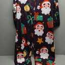 Christmas Pajamas for Family Matching Cute Long Sleeve Couples Soft Sleepwear One Piece Funny Christmas Pjs Sets, Mom, L